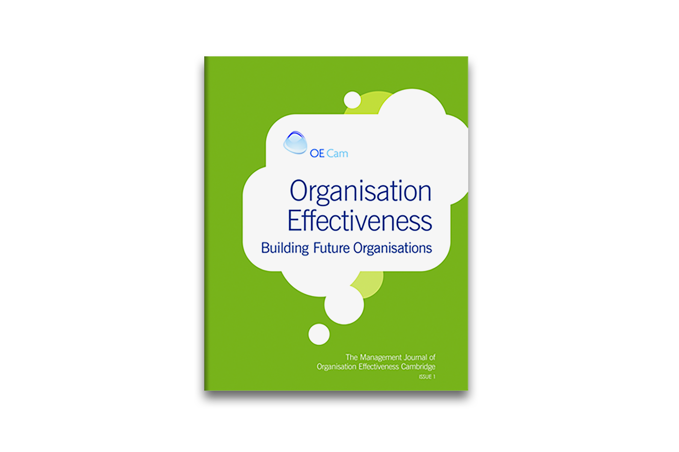 OE Cam Journal Cover -Organisation Effectiveness Journal - Designed by Peek Creative