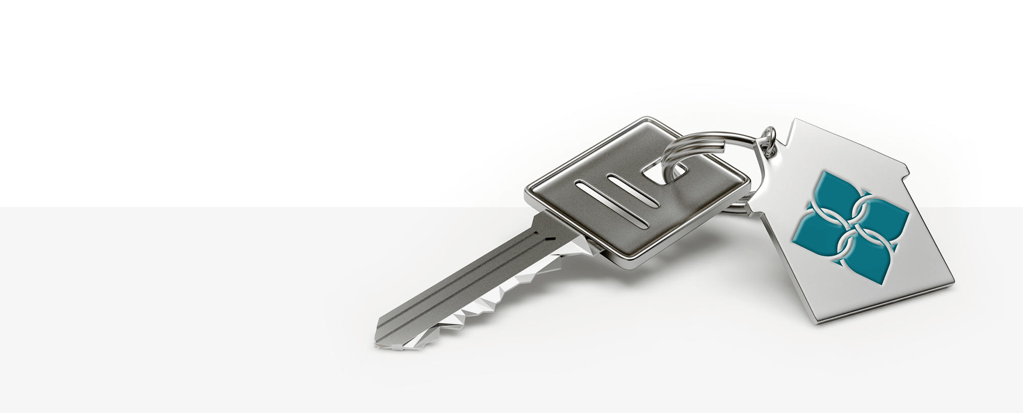 County Town Homes Brand implementation, Key ring by Peek Creative Limited