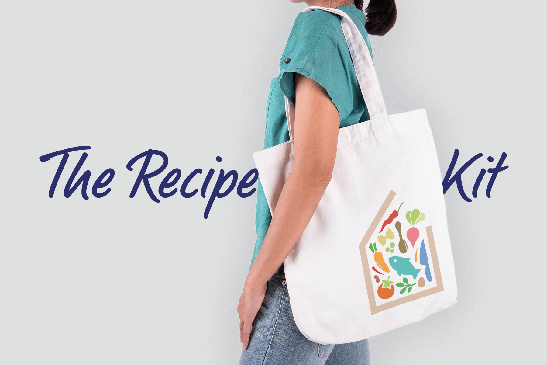The Recipe Kit Tote bag designed by Peek Creative Limited
