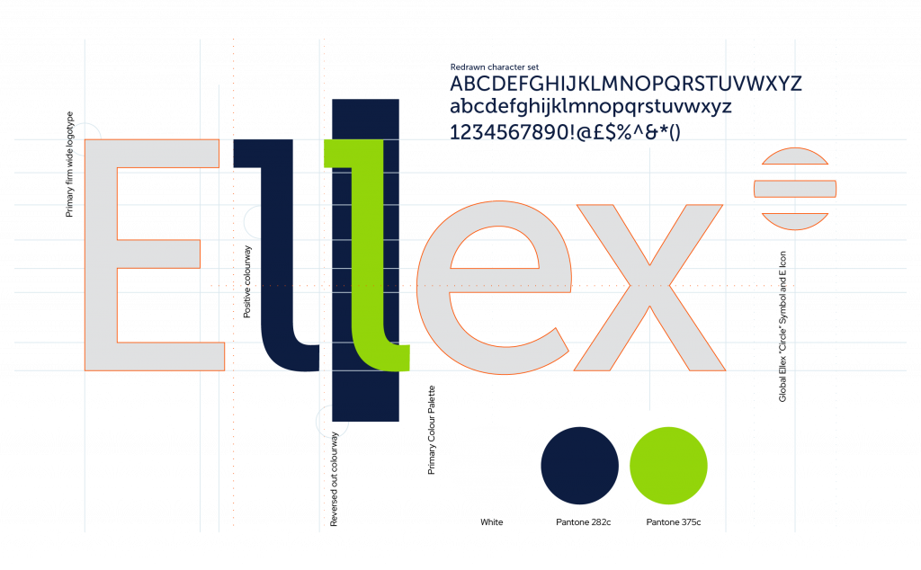 Ellex - Logotype - Construction - Peek Creative Ltd - Portfolio