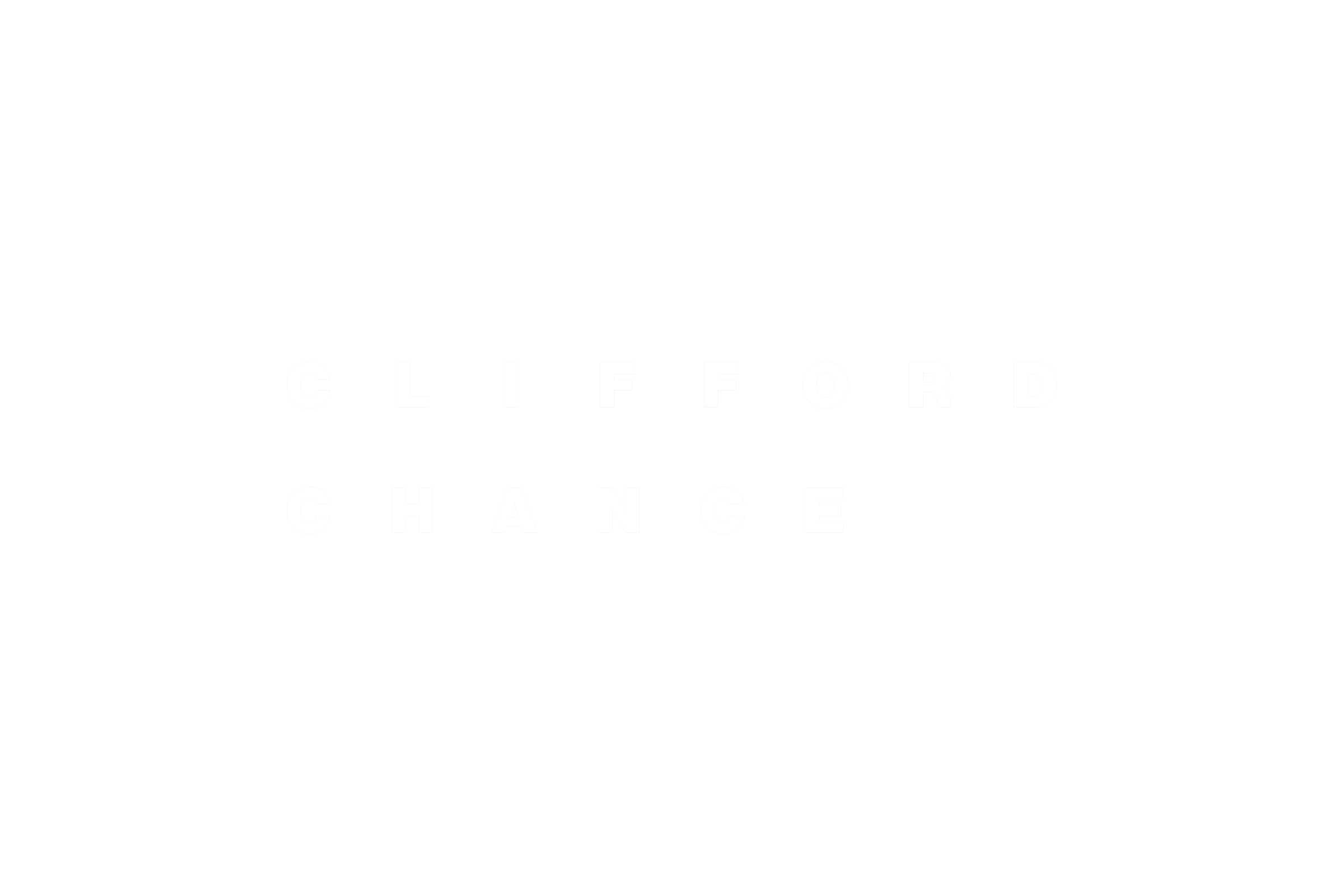 Clifford Chance logo white - Peek Creative Limited