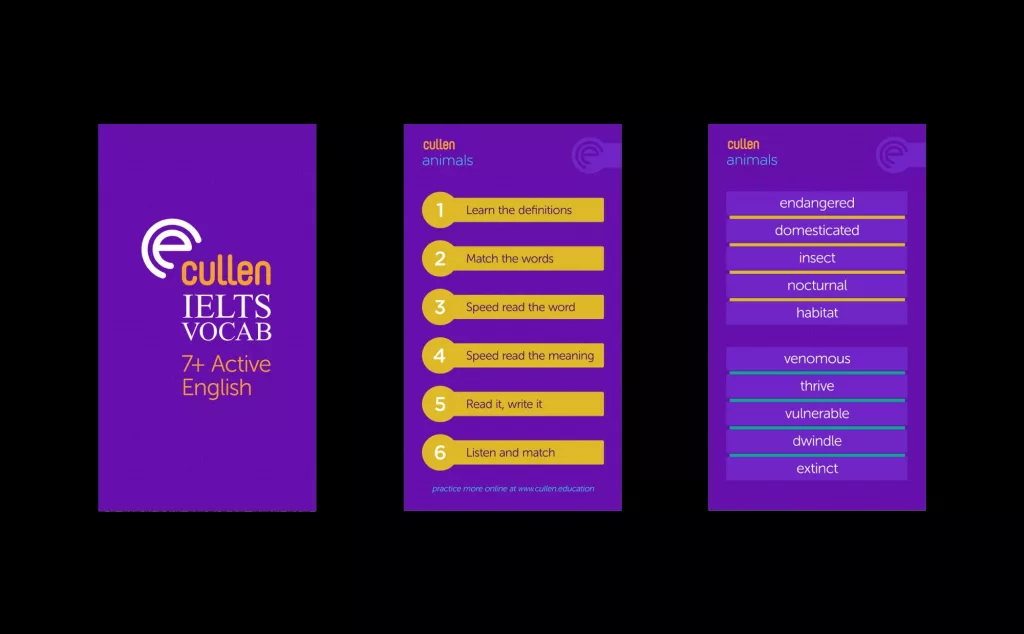 IELTS App Design Cullen Education Overview by Peek Creative Limited